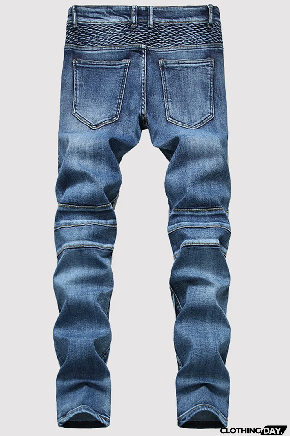 The cowboy blue Street Patchwork Make Old Fold Bottoms