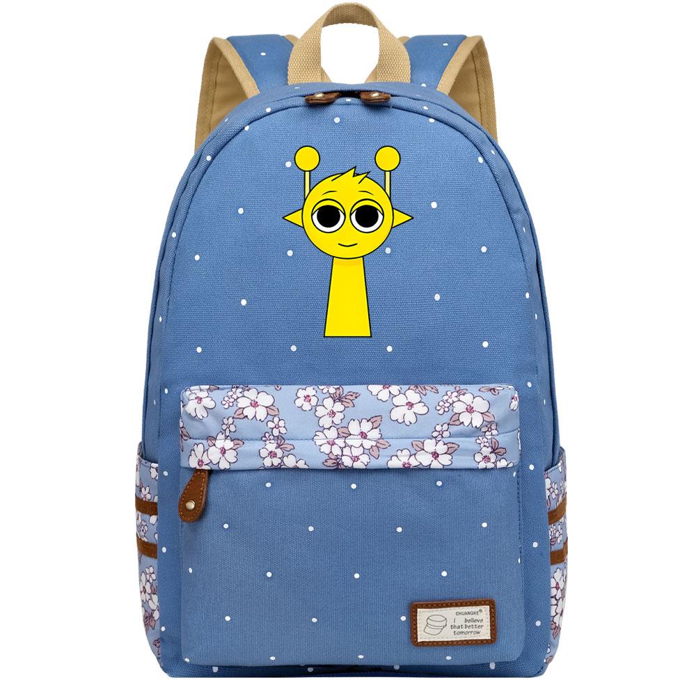 Mayoulove Sprunki Backpack Lightweight Design with Multiple Pockets for School Adventures-Mayoulove