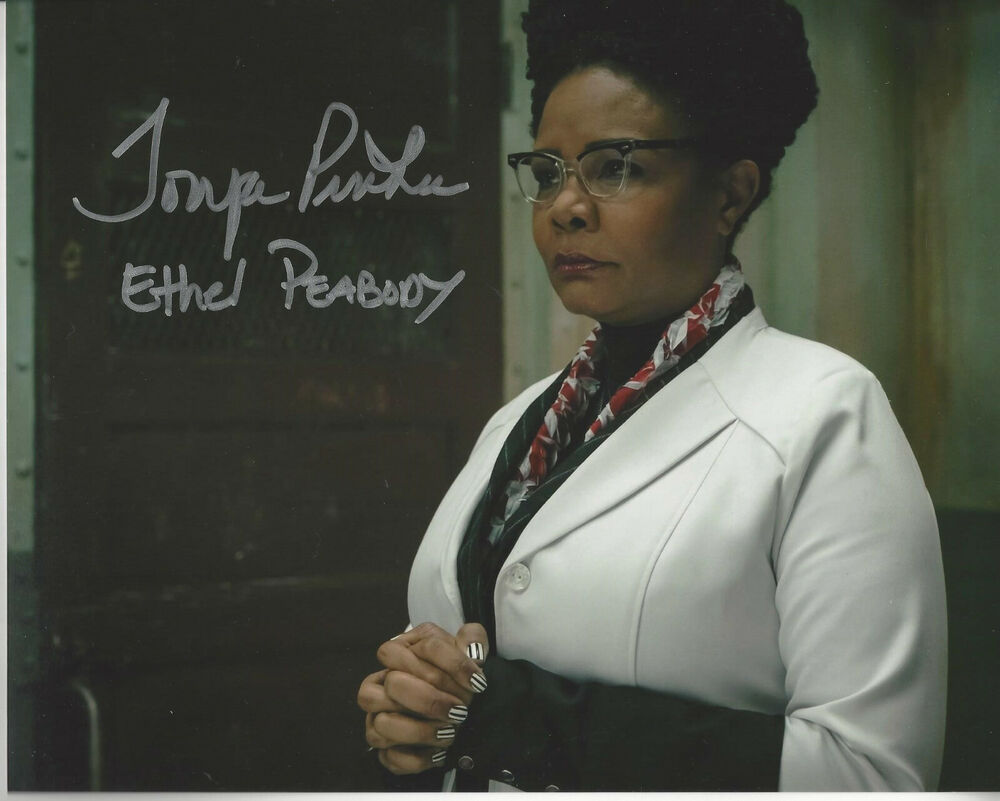 GOTHAM's hit show Tonya Pinkins as Ethel Peabody  autographed 8x10   Photo Poster painting