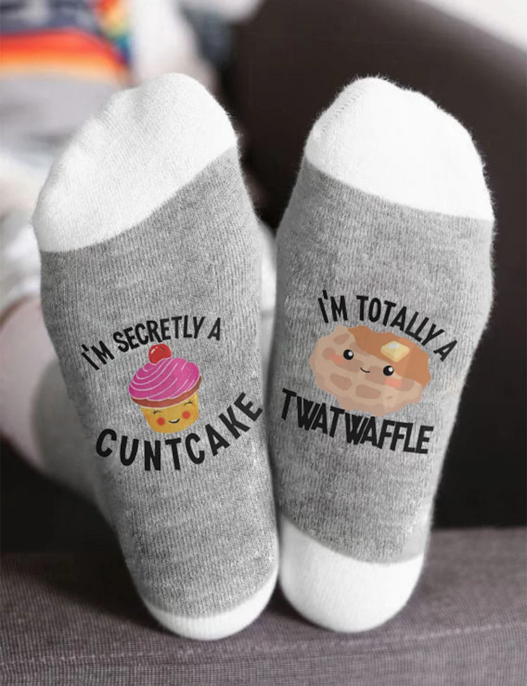 I'm Cuntcake Twatwaffle Socks