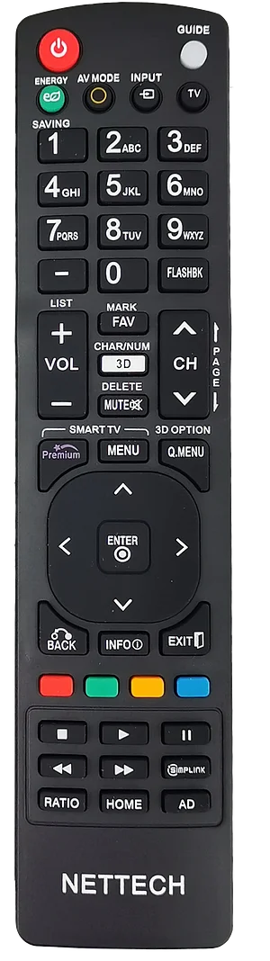 Nettech LG AKB72915239 Universal Remote Control