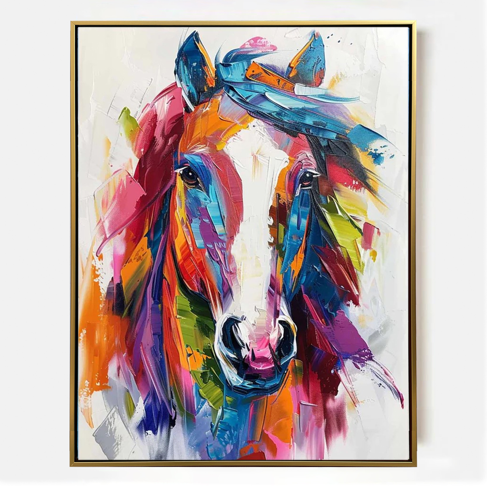 Arabelart AR1569 Colorful Horse Painting