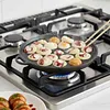 19 Holes Takoyaki Grill Pan Octopus Ball Maker Non-Stick Takoyaki Pan Pre-Seasoned Cast Iron Octopus Ball Grill for Baking Cooking Kitchen Gadgets