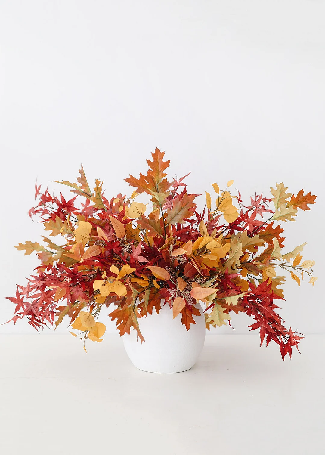 Fake Terracotta Eucalyptus Leaves - 23"