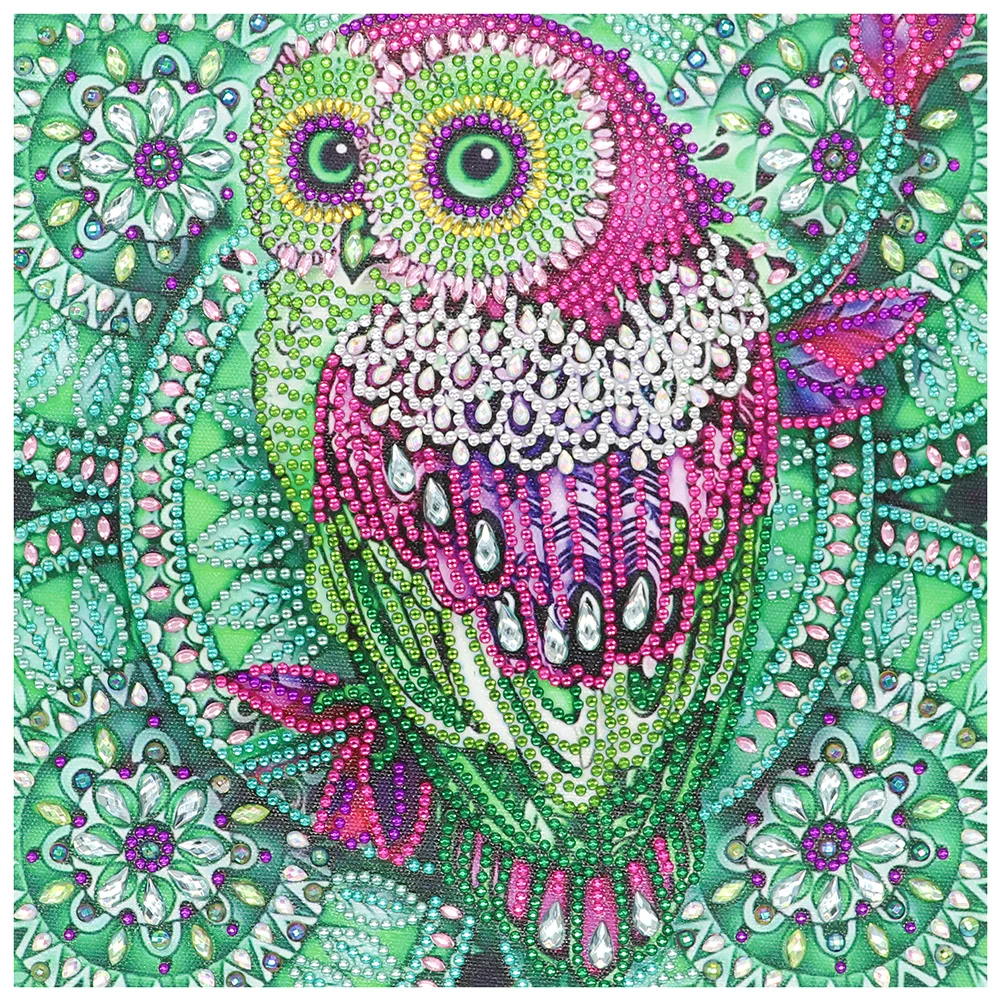 Diamond Painting - Special Shaped Drill - Owl(30*30cm)