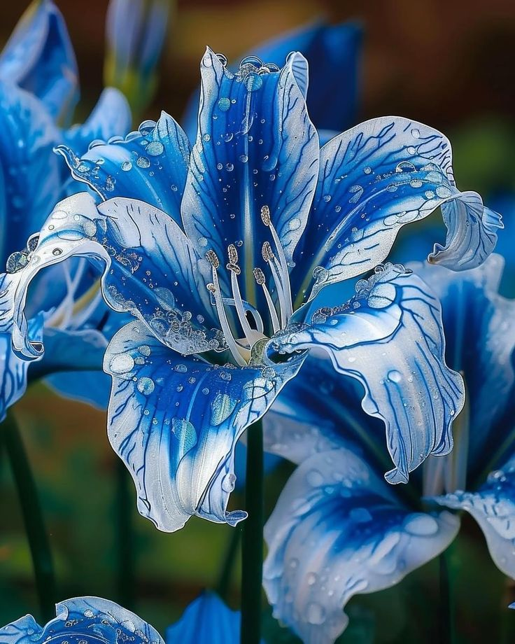 🌸 Blue Rare Color Lily Bulbs&ndash; Blooms of Elegance and Grace 🌸