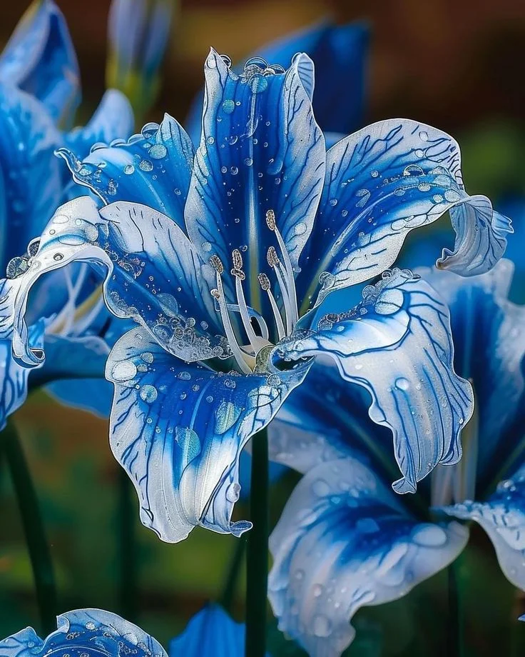 Tiger Lily Bulbs Canada 2pcs Rare Blue Lily Bulbs - Fresh Flower Bulbs For  Planting, Pleasant Fragrance, Home Garden Live Flower Bulb Not Seeds
