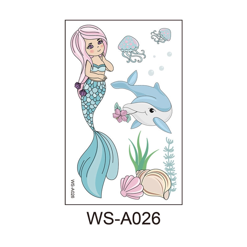 Mermaid Pet Tattoos & Body Art 1 Piece