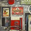 Garage de papa - Panneaux en &eacute;tain m&eacute;tallique(20*30cm/30*40cm) - Garage