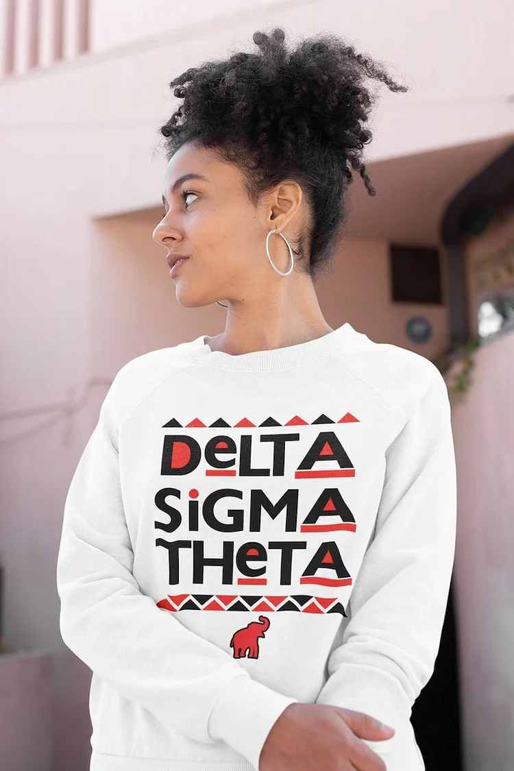 Delta Sigma Theta Retro 90's Hoodie | Sweatshirt