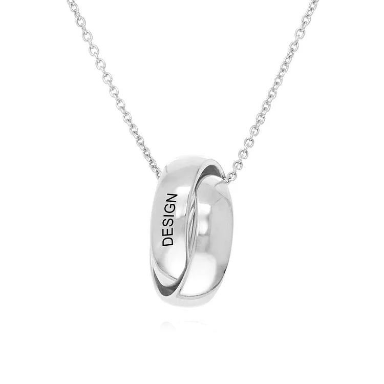 Personalized Design Ring Necklace