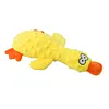 Cute Duck Dog Squeak Toys with Built-in Squeaker Puppy Teething Interactive Chewing Plush Toy for All Breed Sizes To Keep Them Busy