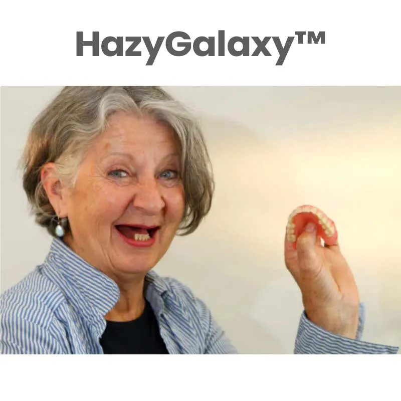 💥 ENDS TODAY 80% OFF🔥 HazyGalaxy&trade; Custom-Fit Dentures 🦷Smile with Confidence