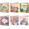 12pcs Holiday Pattern DIY Diamond Painting Greeting Card Set with Envelope Diamond Painting Daily Wishing Cards for Birthdays Thanksgiving & Special Occasion