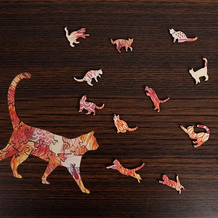 Wooden Puzzle - Cat Harmandi-Puzzle-90598 103 pieces Jigsaw Puzzles - Cats  - Jigsaw Puzzle