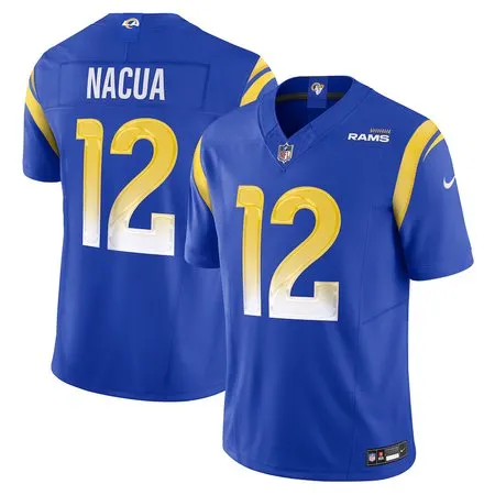 Youth Los Angeles Rams #12 Puka Nacua  Royal Vapor F.U.S.E. Limited Player Jersey