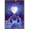 Couple dolphins | Full Round Diamond Painting Kits