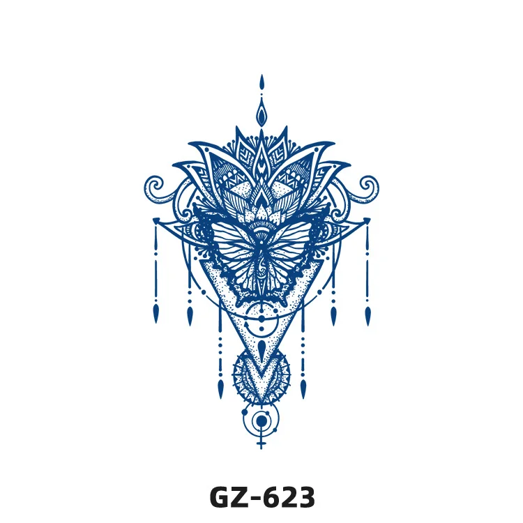 Sdrawing 2022 New Punk Trend Temporary Tattoo Lion Tiger Animal Pattern Juice Tattoo Waterproof Lasting Hot Girl Y2k Fake Tattoo