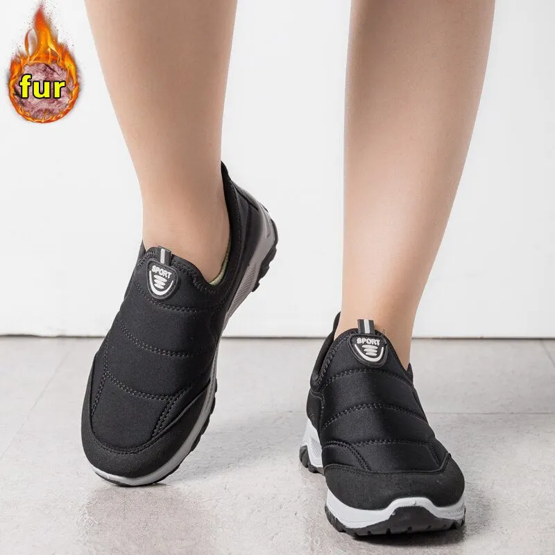 Women Boots Waterproof Snow Boots Female Plush Winter Boots Women Warm Ankle Botas Mujer Winter Shoes Woman Sneakers winter
