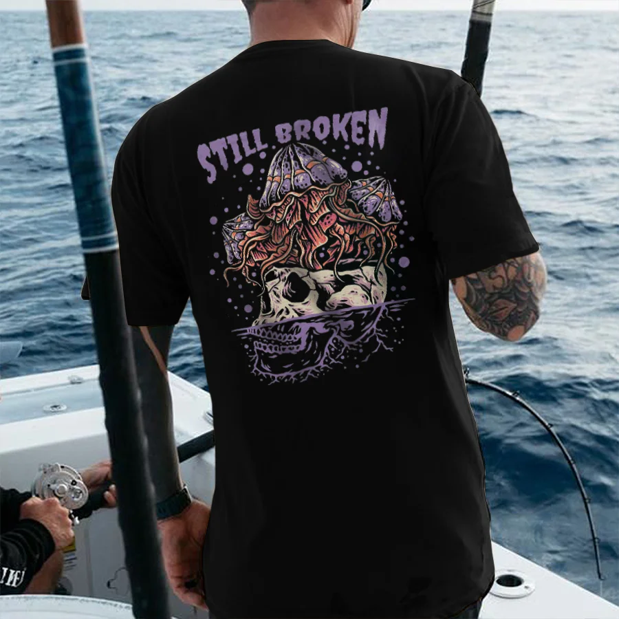 Still Broken Printed Men's T-shirt