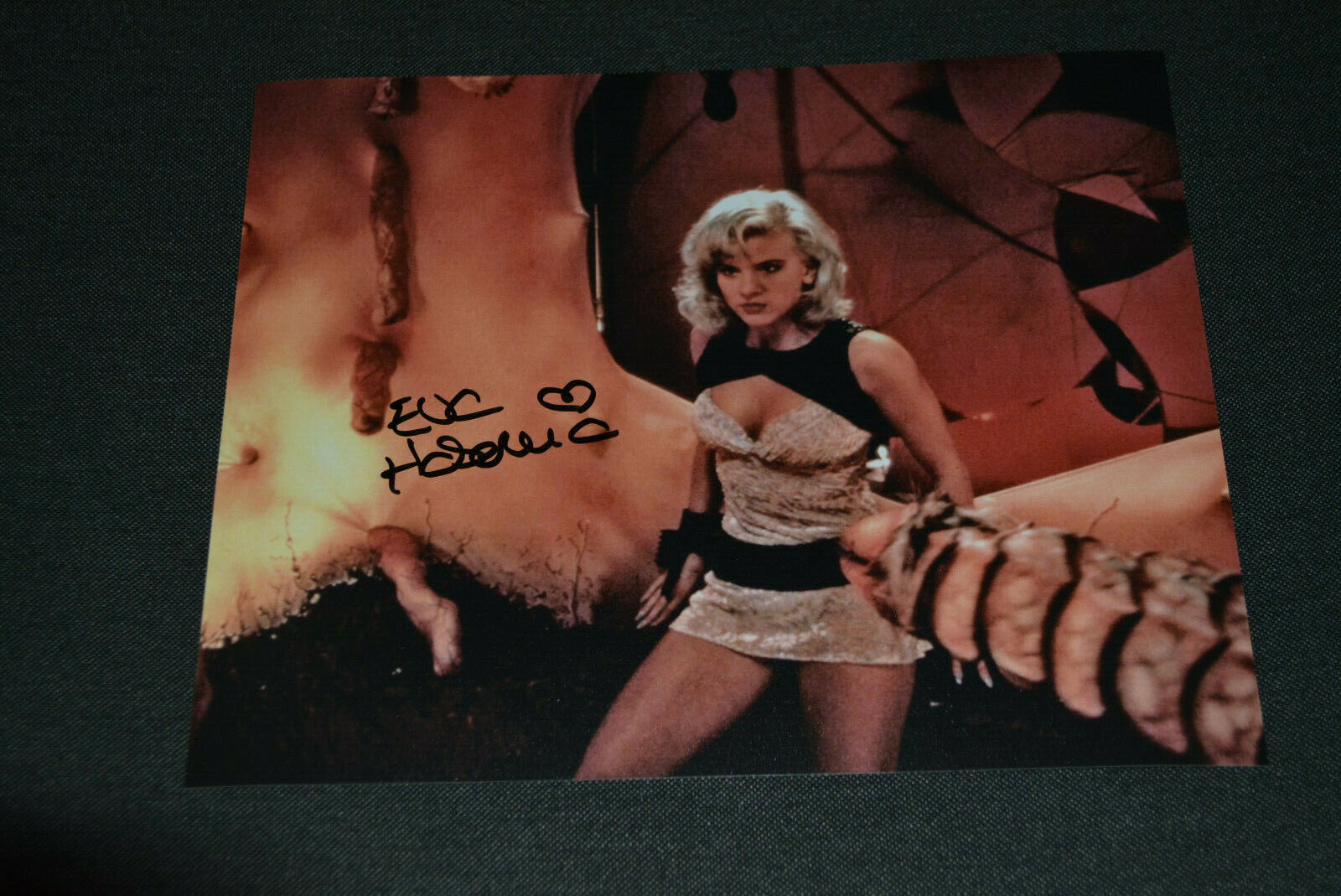 EVA HABERMANN sexy signed autograph In Person 8x10 (20x25cm) LEXX THE DARK ZONE