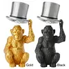 Monkey Table Lamp with Top Hat Animal Desk Lamp for Monkey Lovers Fun Creative Decorative Lamp for Sleep Nursery Office & Home Decor