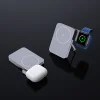 Magsafe Magnetic Three-In-One Wireless Charger Portable Foldable Travel Multi-Function Desktop Mobile Phone Holder