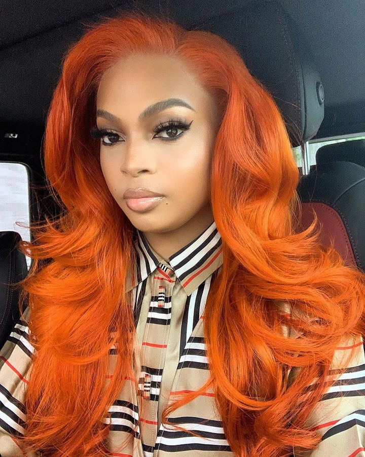 Zaesvini Hair® | (🔥HOT Lace Wig Frontal Hand-Tied Trendy Wave Wig/Orange