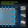 AUTOSAVER88 34'' Radiator Compatible with Chevy Silverado 2500 Suburban Avalanche GMC Yukon Sierra Tahoe Escalade Hummer H2 With TOC and EOC