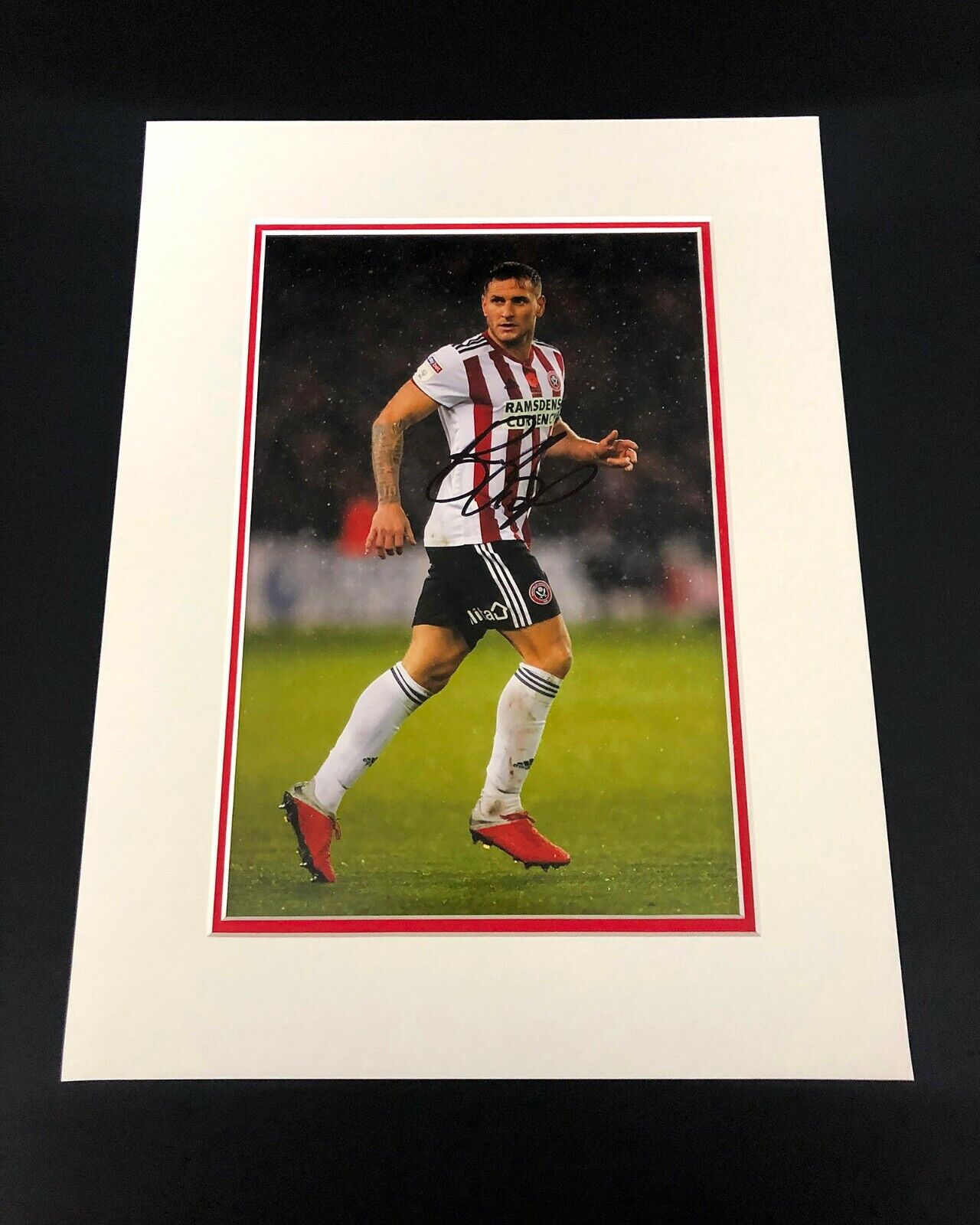 Billy Sharp Mounted SIGNED Photo Poster painting Display Sheffield United SUFC Legend AFTAL COA