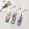 3Pcs DIY Flowers Special Shape Diamond Painting Bookmark