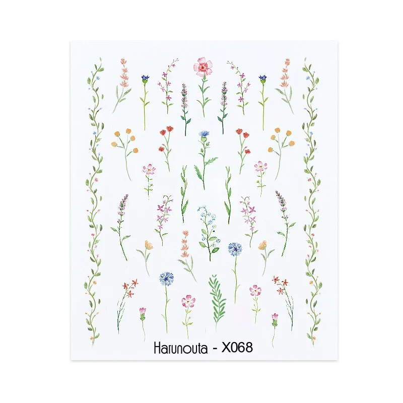 1PC Valentine's Day 3D Nail Stickers Heart Love Self-Adhesive Slider Letters Nail Art Decorations Decals Manicure Accessories-Nail Inspo