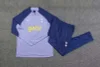 2023 Tottenham Half-Pull Training Suit Purple Jersey 1:1 Thai Quality Set