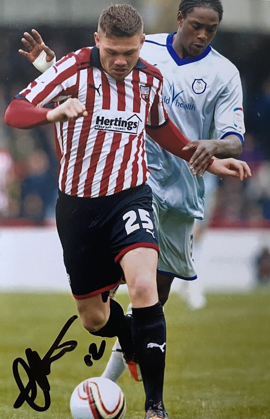 Harlee Dean Genuine Hand Signed Brentford 6X4 Photo Poster painting 3