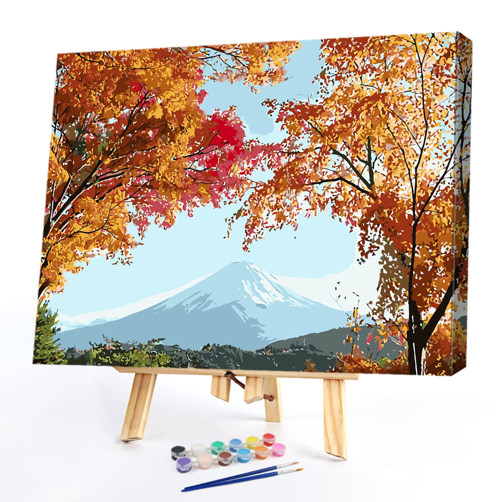 

40*50CM Paint By Numbers-Far Mountain, 501 Original