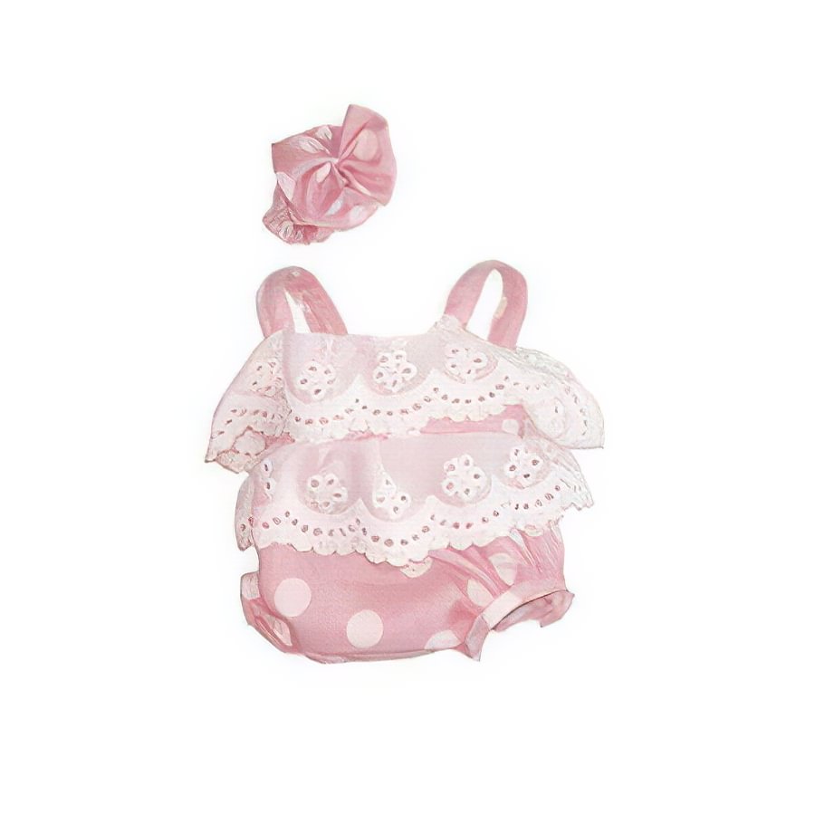 [Suitable for 12'' Mini doll]Adorable Baby Clothes for 12 Mini Reborn Baby