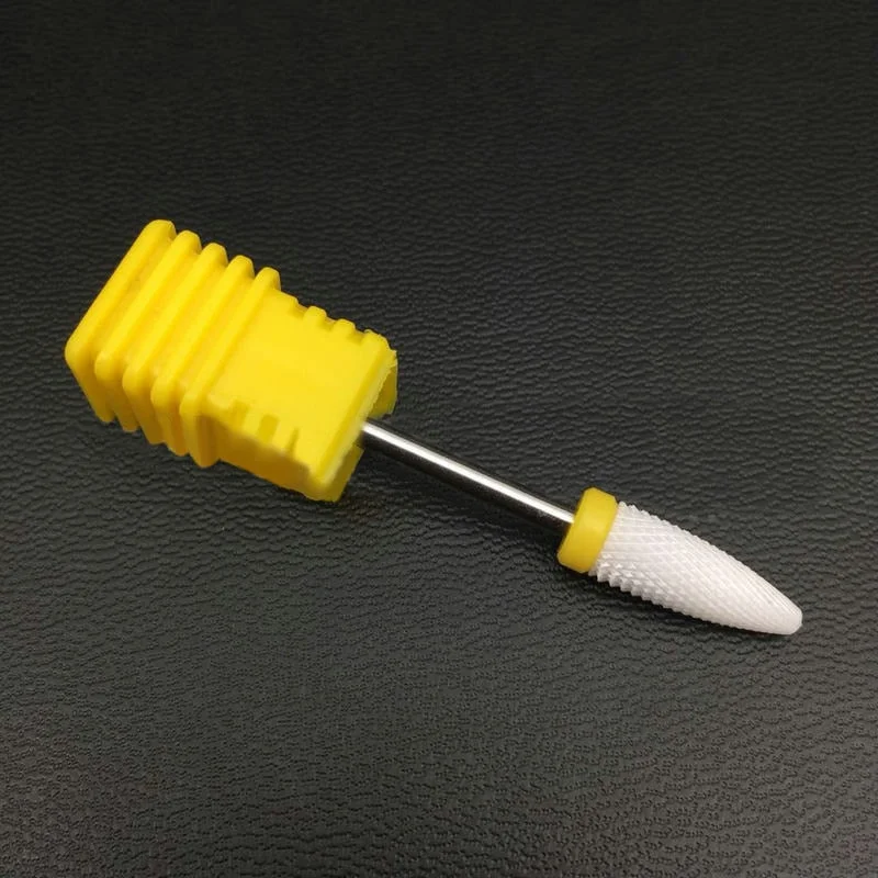 1pcs Ceramic Milling Cutter Nail Drill Bits Electric Manicure Drills Pedicure Mill Bits Machine Files Nail Art Tools Equipment-Nail Inspo