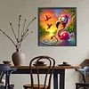 Diamond Painting -DIY Round Drill Flamingos(40x40cm)