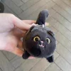 Tail Spinning Cute Kitty Keychain Charm