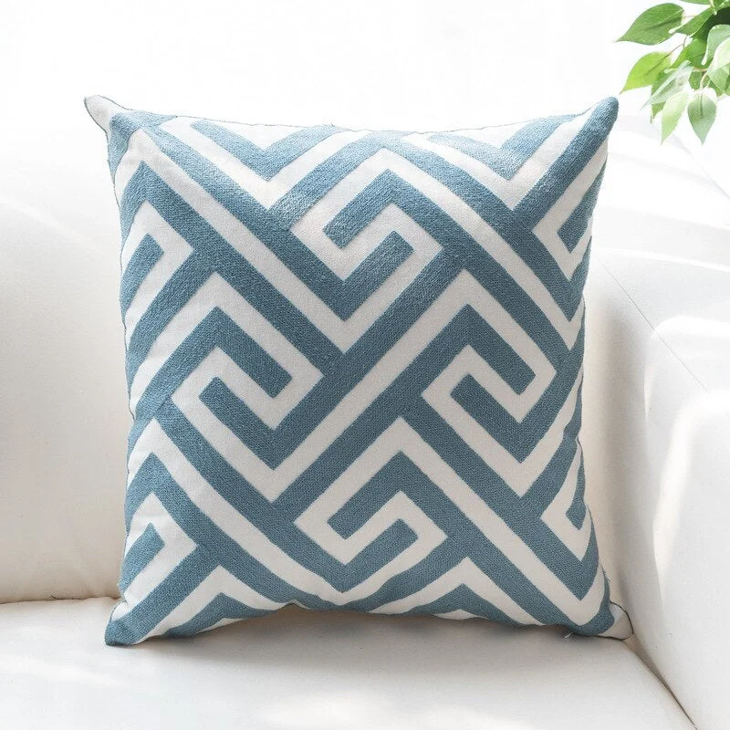 Geometric Cushion Cover 45x 45cm Colorful Pillow Cover Handmade Square Home Decoration for living Room Bed Room Home Decor