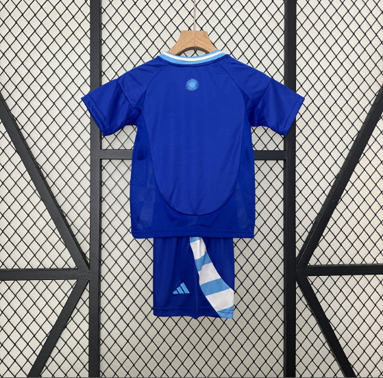 2024 Argentina Away Kids Kit Football Jersey Thai Quality