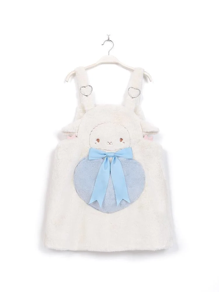 [Reservation] Super Cute Plush Bear/Cat Suspender Dress and Kawaii Sweater SP17275
