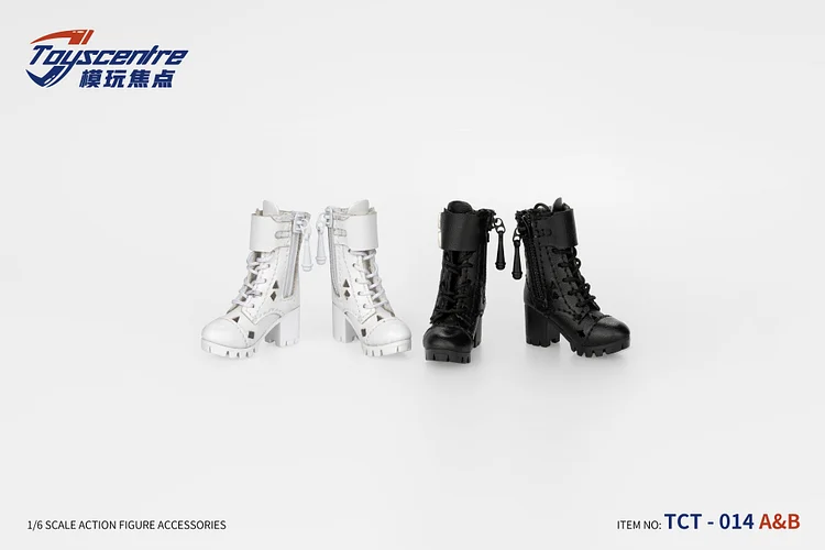 【In Stock】Toyscentre Model play focus TCT-014 1/6 Female boots with holes Female soldier clothing accessories