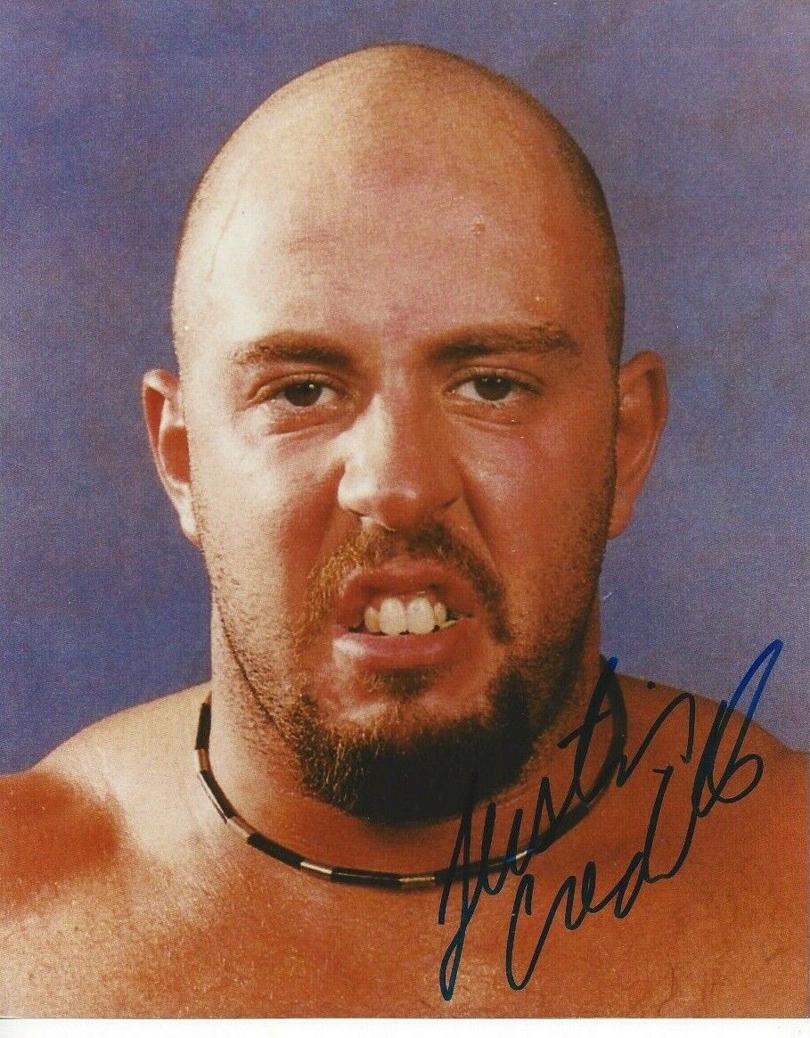 Justin Credible Autographed 8x10 WWE WWF WCWRare C262