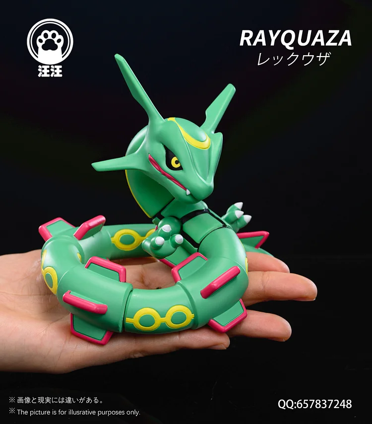 Shiny Rayquaza Limited Edition Pokemon Rare Collectible Statue Action Figure