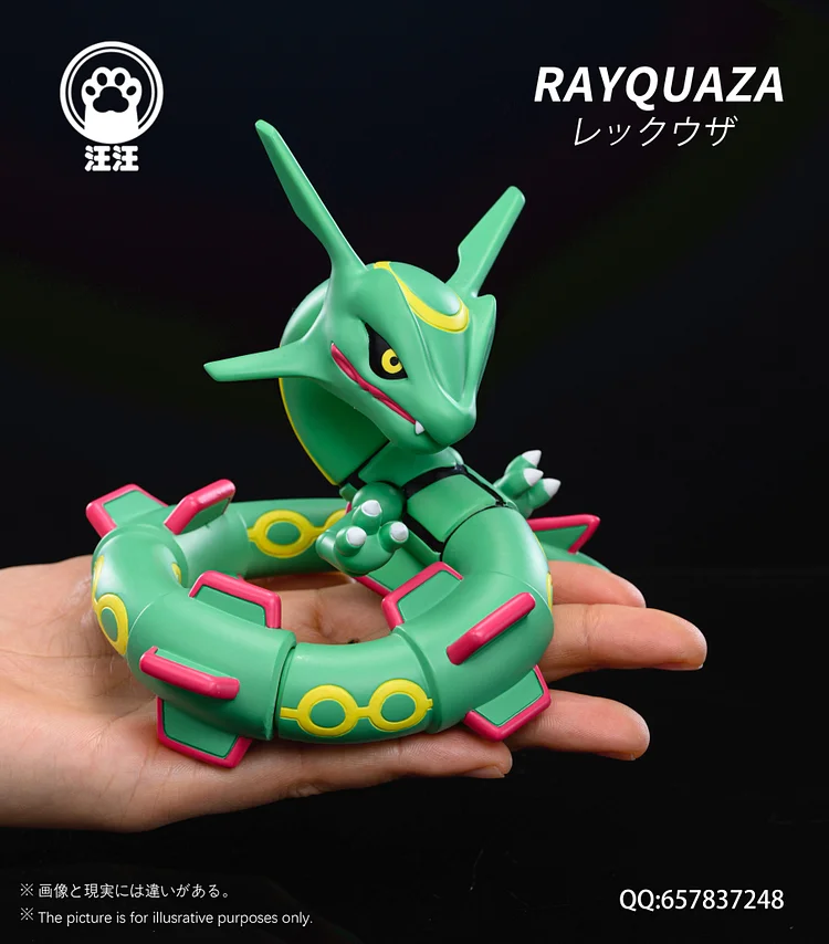 Limited Edition Shiny Rayquaza Pokemon Rare Collectible Statue Action Figure