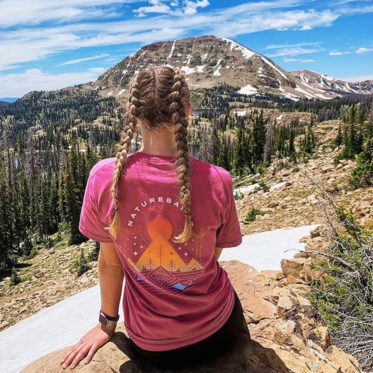 Unisex Retro Cosmic Sunset Vacation T-shirt