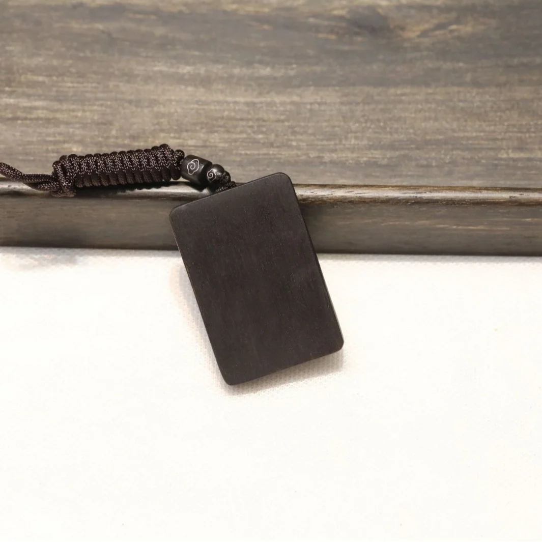 Brunei Agarwood 46 Amulet Sinking Grade Finely Carved Buddha Amulet Pendant Necklace