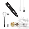 MHW-3BOMBER Electric Milk Frother Coffee Art Automatic Milk Frother Handheld Frother