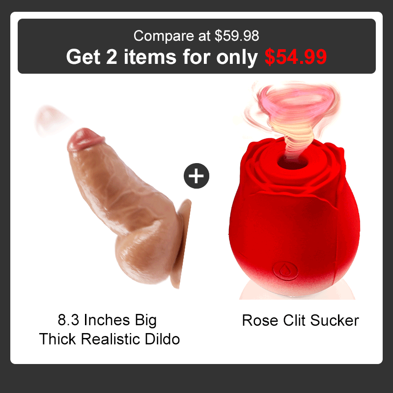 Ultimate Experience with Powerful Suction Cup Realistic 8.3-inch Thick Dildo